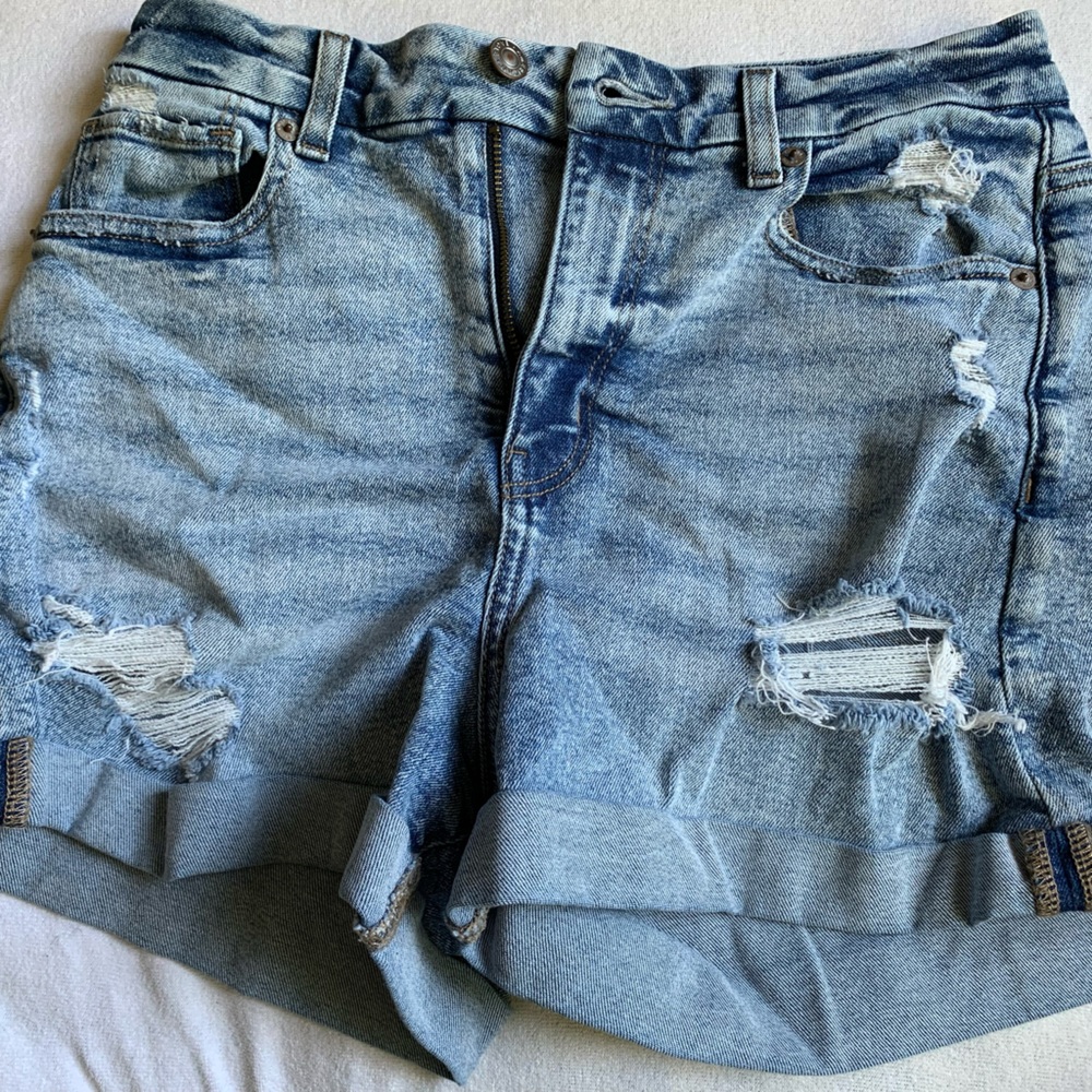 denim shorts american eagle